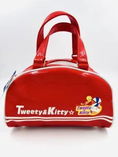 Vintage‼︎ サンリオ 2002 トゥイーティー&キティ ボストン バスケ 