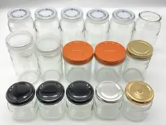 空き瓶　ガラス瓶　空瓶　空きびん　瓶　16個　日本酒　プリン　ジャム　まとめ売り