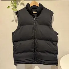 男女兼用 ZARA ブラック ダウンベスト Lサイズ