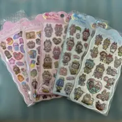 ラブブ　シール　5枚セット　ボンボンドロップ　①