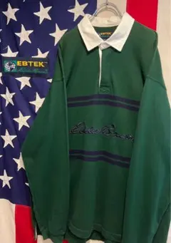 ★90s★EBTEK Eddie Bauer★エディーバウアー★ラガーシャツ★