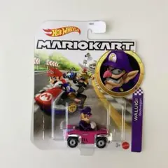 新品 ホットウィール マリオカート ワルイージ バッドワゴン ミニカー