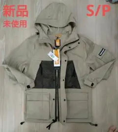 【新品・未使用】Timberland ベージュ マウンテンパーカー S/P
