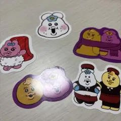 スシロー ステッカー おぱんちゅうさぎ んぽちゃむ きみまろ