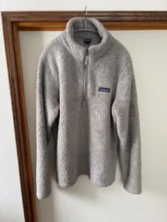 patagonia フリース ハーフジップ L グレー