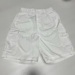 ホワイト カーゴショートパンツ