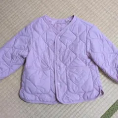 UNIQLOのピンクのキルティングジャケット 100cm