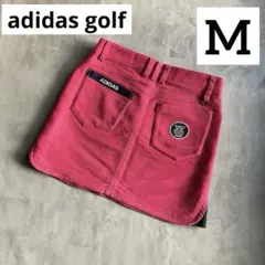 アディダスゴルフ スウェット ライク スカート M ストレッチ ローズ スコート