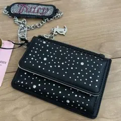Juicy Couture ラインストーンスタッズ付き二つ折り財布のサムネイル