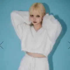 Fickle Bebe シャギーショートカーディガン