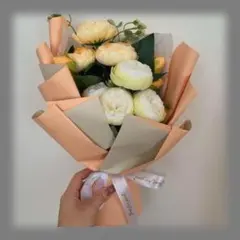 匿名発送❣️フラワー 花束 バラ 造花 枯れない花 フラワーギフト プレ花 卒花