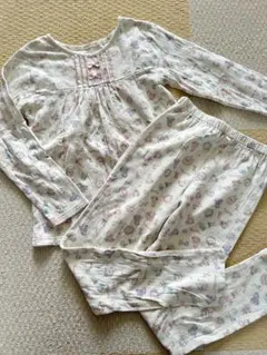 ガールズ パジャマ 長袖長ズボン 140 くま柄