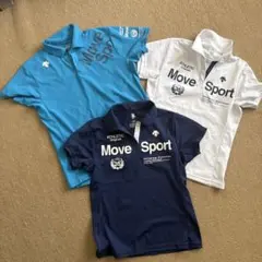 DESCENTE Move Sport ポロシャツ 3枚セットのサムネイル