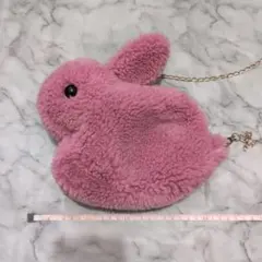うさくみゃちゃんポシェット 黒×ストライプリボン - メルカリ