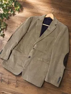 『CHAPS』コーデュロイ テーラードジャケット 46R エルボーパッチのサムネイル