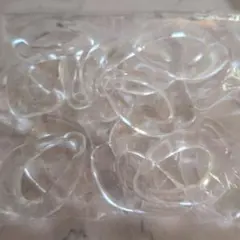 ハンドメイド　透明パーツ