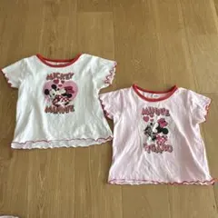 しまむら　リトシー　ミッキー　ミニー　Tシャツ