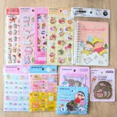 クレヨンしんちゃん シール・シール帳 10点まとめ売り