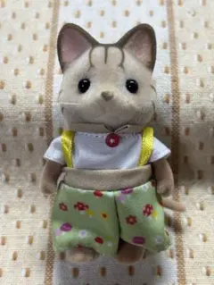 シルバニアファミリー☆シマネコの男の子☆キラキラくじD賞☆USED