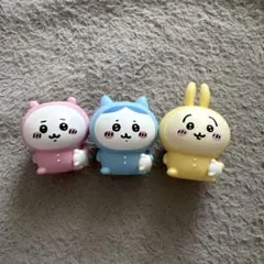ちいかわ ソフビパペットマスコット パジャマ　ちいかわ ハチワレ うさぎ