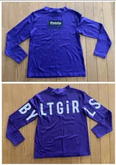 バイラビット　新品　サンプル　柔らかくて伸びる素材　ロンT パープル　150