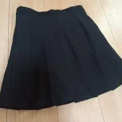 スエードプリーツスカート