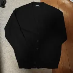 Old Uniqulo Black Pure Wool Cardigan