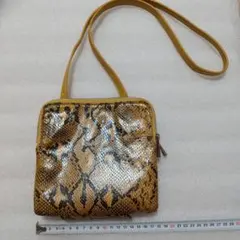 エモダ EMODA パイソン柄 ショルダーバッグ リバーシブル