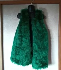 グリーン ファーベスト ノースリーブ