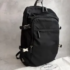 【美品✨】PRADA バックパック 三角ロゴ サフィアーノ×ナイロン2VZ022