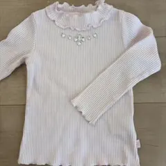 ピンク長袖カットソー