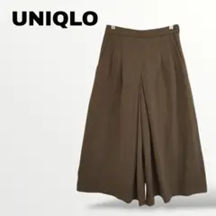 【ユニクロ×イネス 】ジャージーキュロットパンツ オリーブ ウエスト61 秋冬