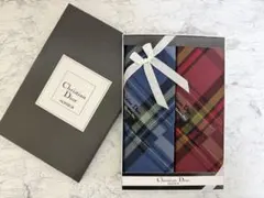 【新品】クリスチャンディオール Dior ハンカチ 2枚セット