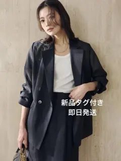 新品タグ付⭐︎2026 anuansエアリーシアーダブルジャケット - メルカリ