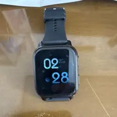#スマートウォッチ ブラック 本体 充電ケーブル付き