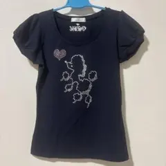 ネットディマミーナ プードルデザイン ネイビー Tシャツ 半袖のサムネイル