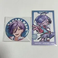 【匿名配送】榊ネス　3SKM College 缶バッジ＆カード
