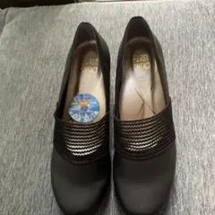 FIRST CONTACT ブラック フラットシューズ 22.5cm