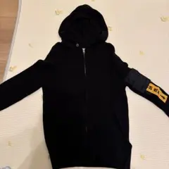 DIESEL フード付き黒パーカー