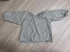 チェック柄長袖シャツ 90センチ