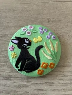 魔女の宅急便　刺繍ブローチコレクション　ジジ　スタジオジブリのサムネイル