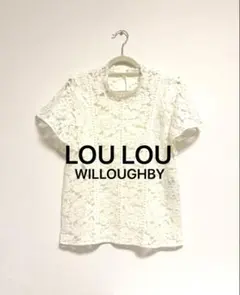 【土曜セール✨】LOU LOU WILLOUGHBY ホワイト総レース トップスのサムネイル