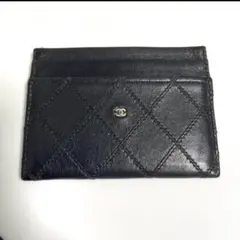 CHANEL ブラック レザー カードケース 小銭入れ ノベルティ - メルカリ