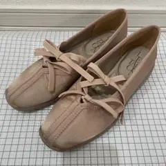 Le Talon ダブルリボンバレリーナ　ピンク