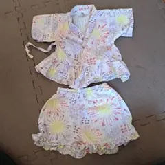 SERAPH 花火模様 甚平 90cm