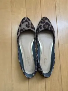 Styrich レオパード柄 フラットパンプス Lサイズのサムネイル