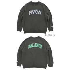 RVCA ダークチャコール スウェット