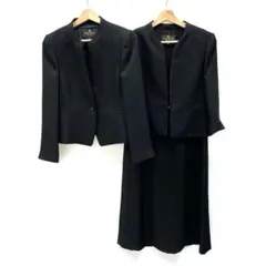 SOIR BENIR ブラックフォーマルワンピーススーツ3508