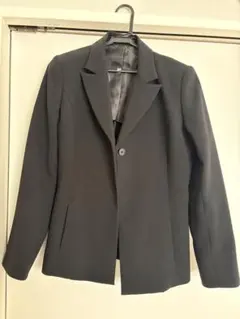 COMME CA ISM ブラック テーラードジャケット シングルボタン M