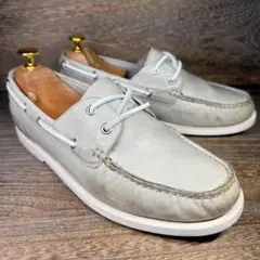 ◆COLE HAAN◆コールハーン 25.0cm デッキシューズ グレー 灰色のサムネイル
